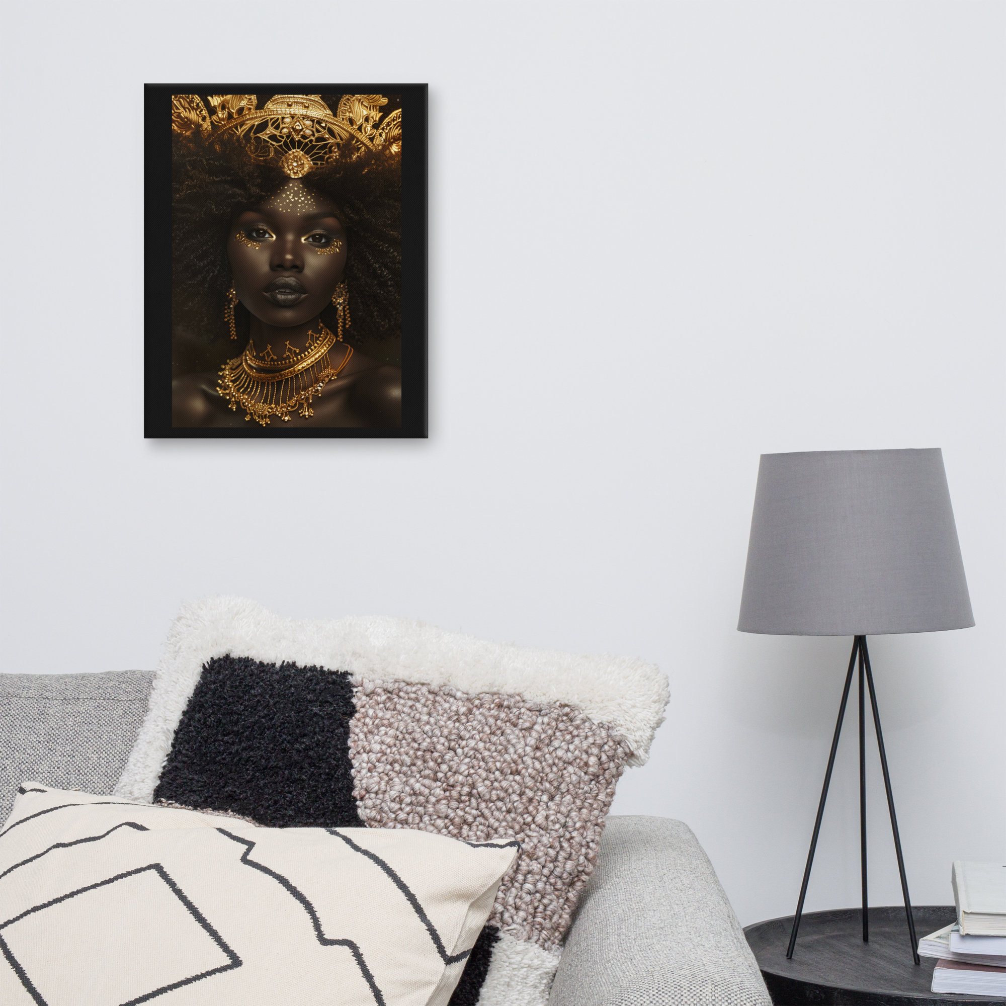 Majestic Crowned in Gold Queen