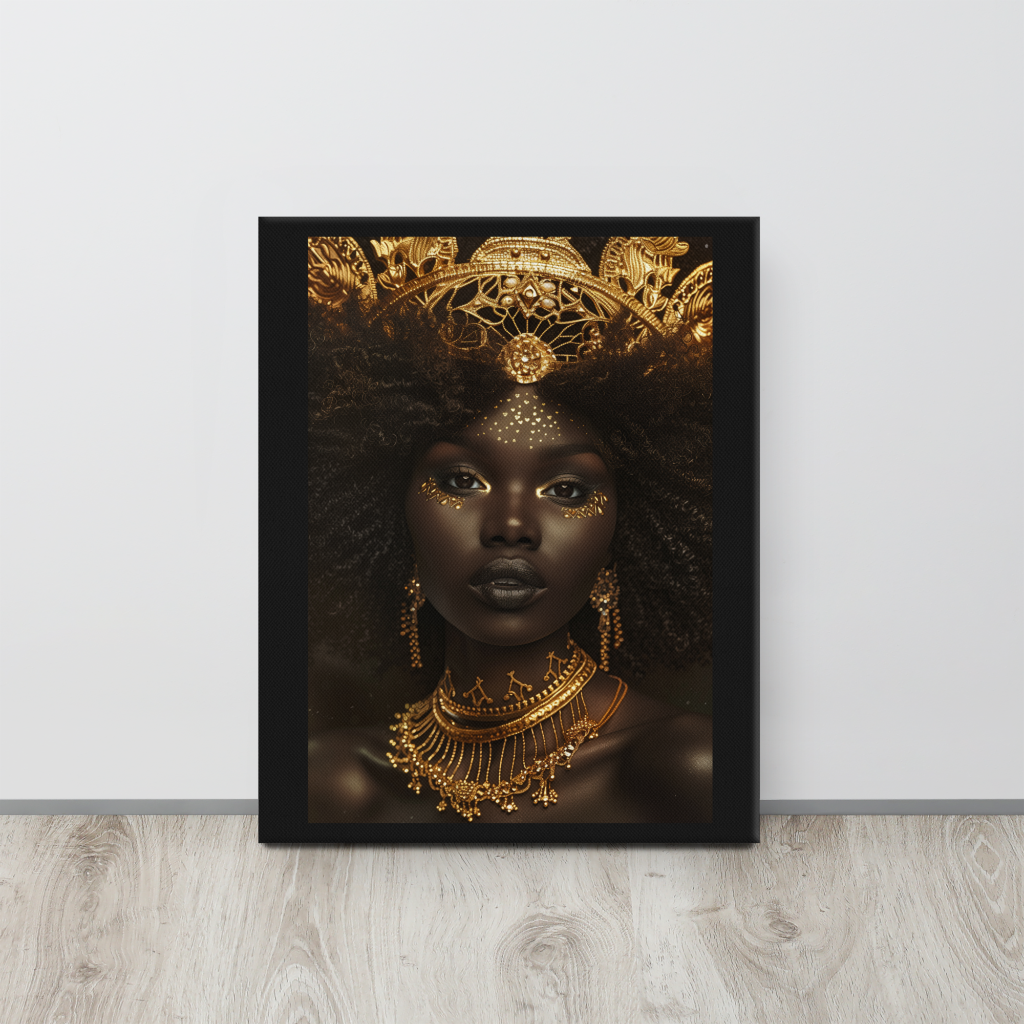 Majestic Crowned in Gold Queen
