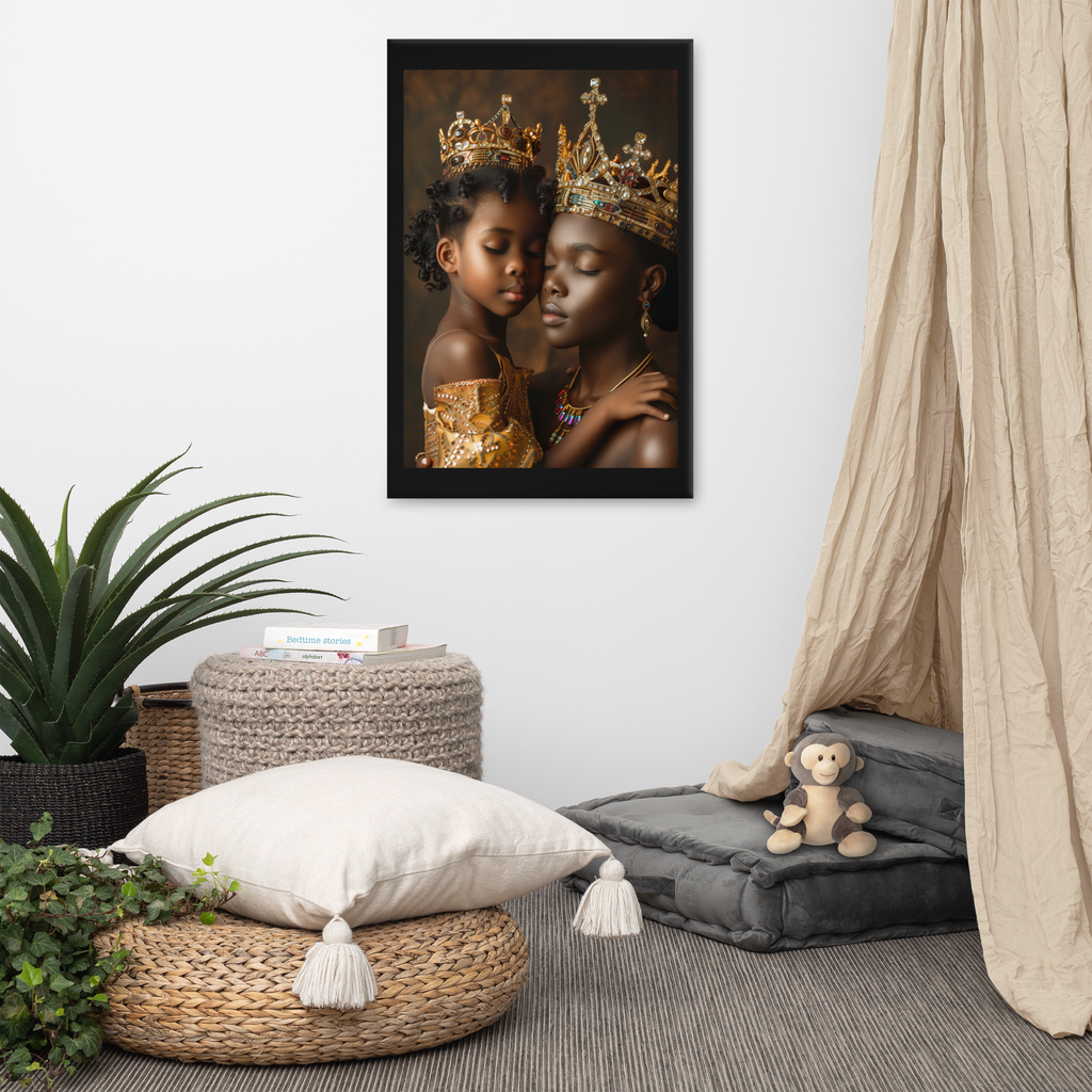 African Royal Mother and Daughter Bond