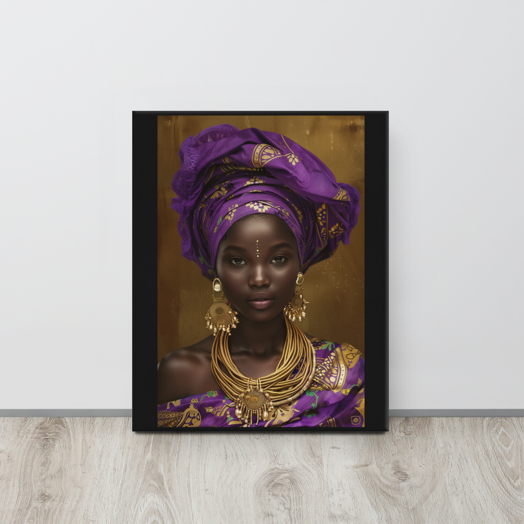 Traditional Purple African Queen